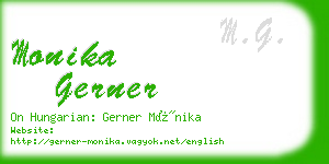 monika gerner business card